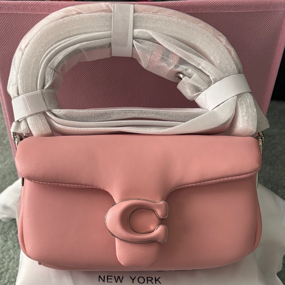 Coach Pink Tabby Leather Shoulder Bag NWOT